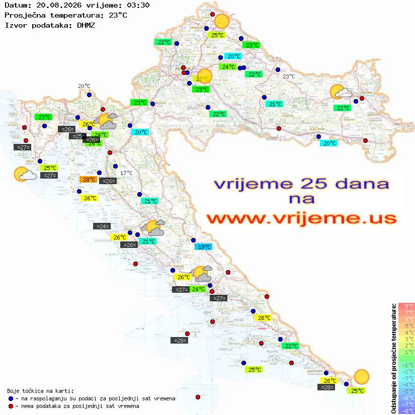 Vrijeme danas