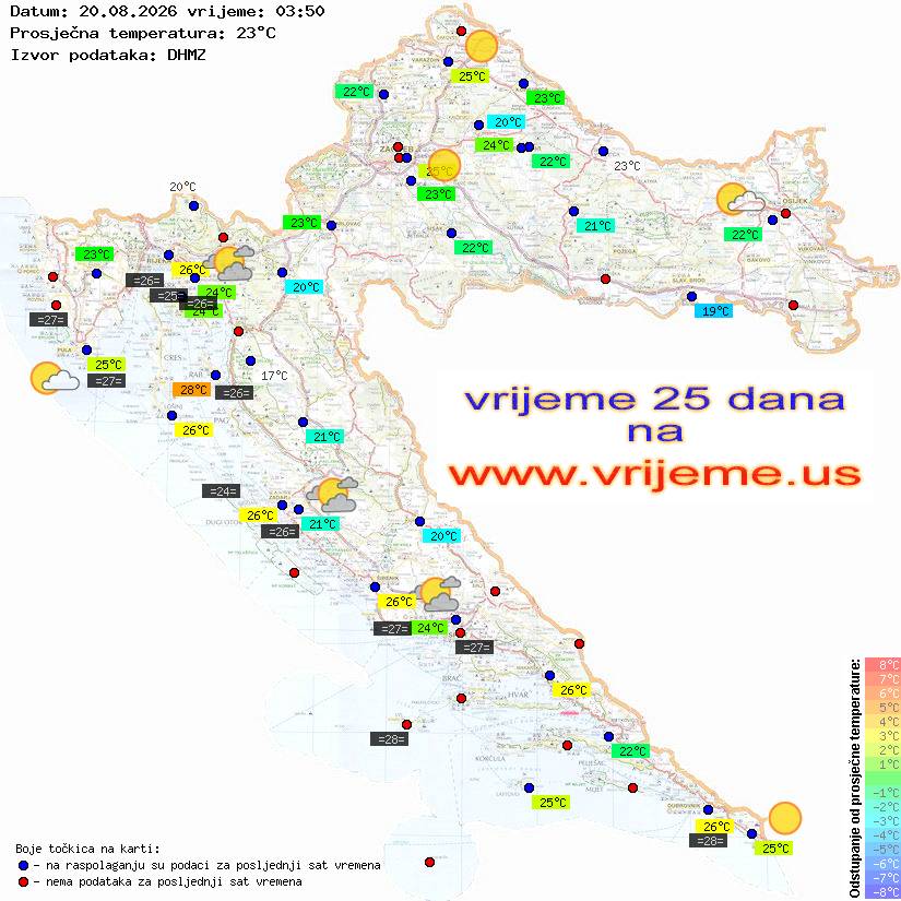 Vrijeme danas