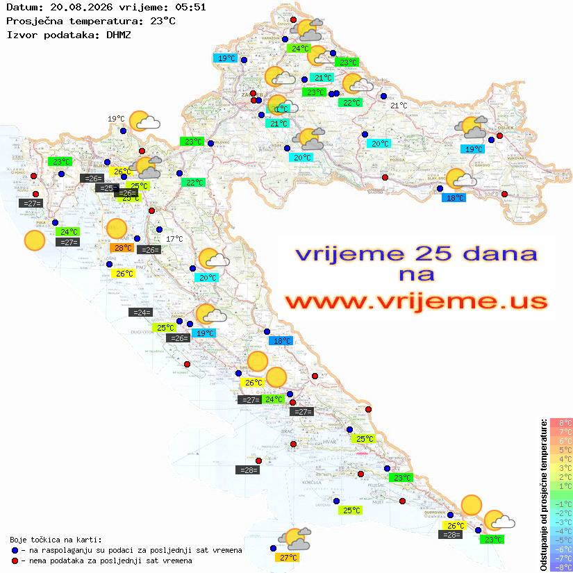 Vrijeme danas