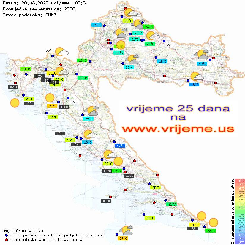 Vrijeme danas