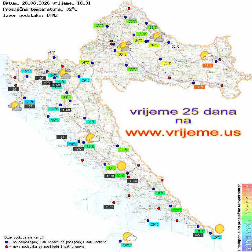 Vrijeme danas