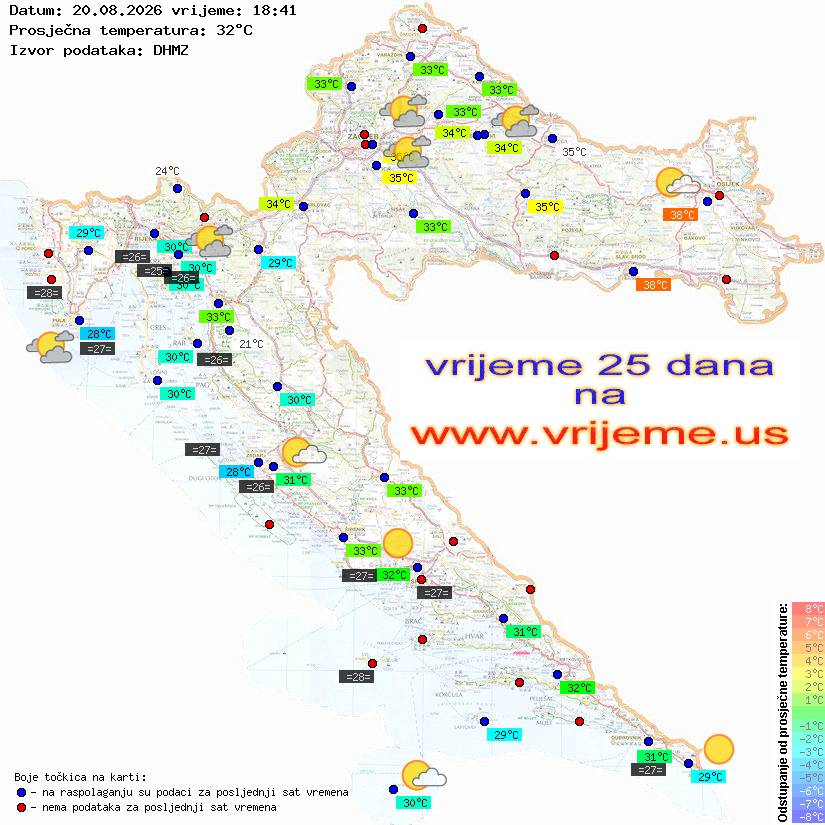 Vrijeme danas