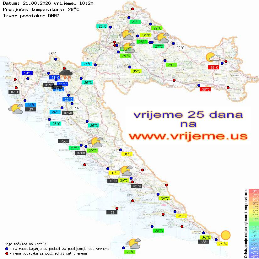 Vrijeme danas