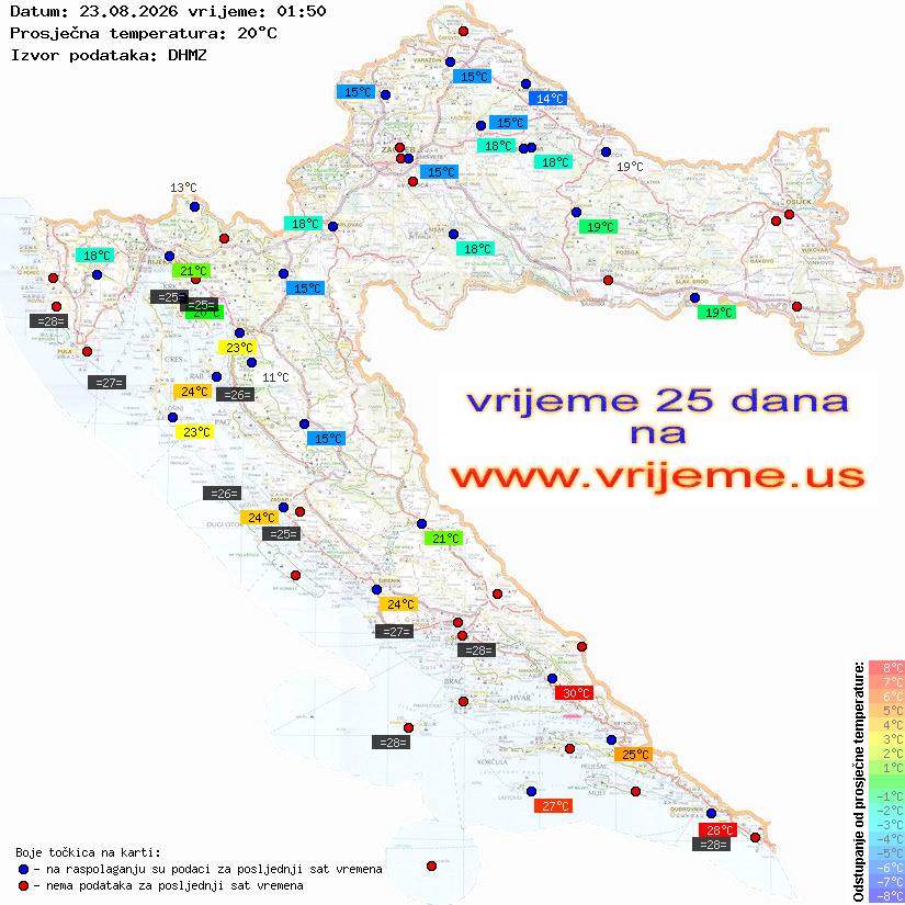 Vrijeme danas