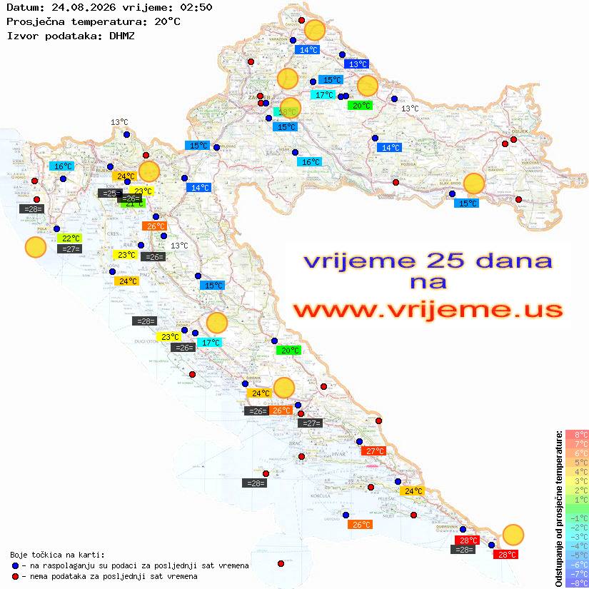 Vrijeme danas