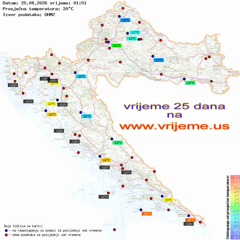 Vrijeme danas