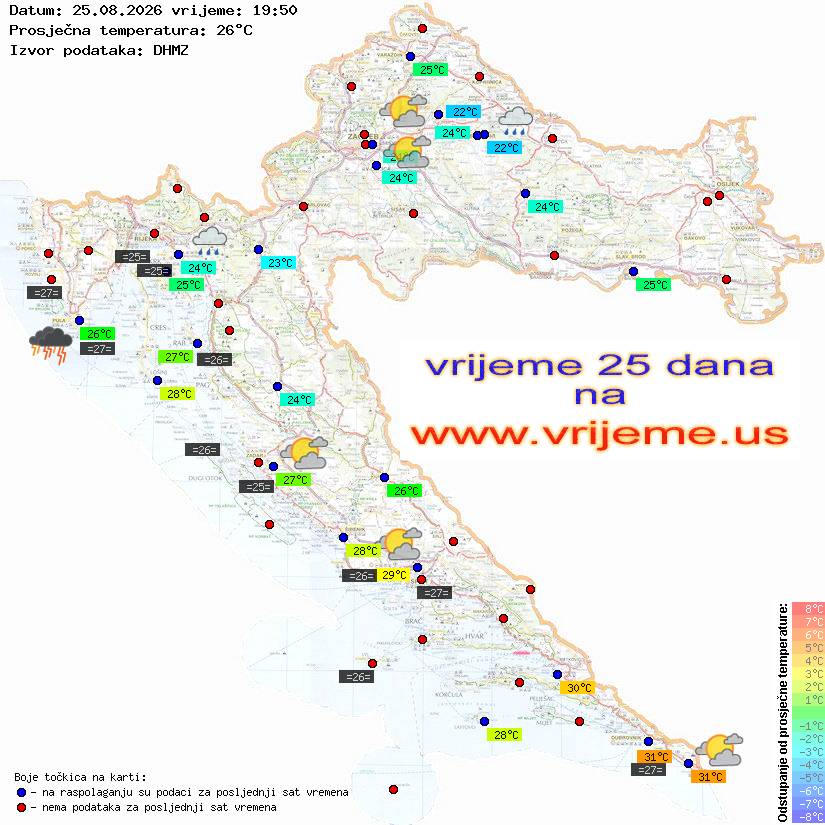 Vrijeme danas