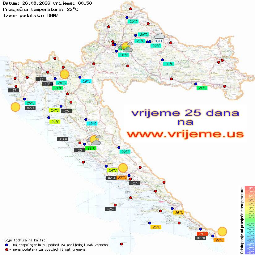 Vrijeme danas