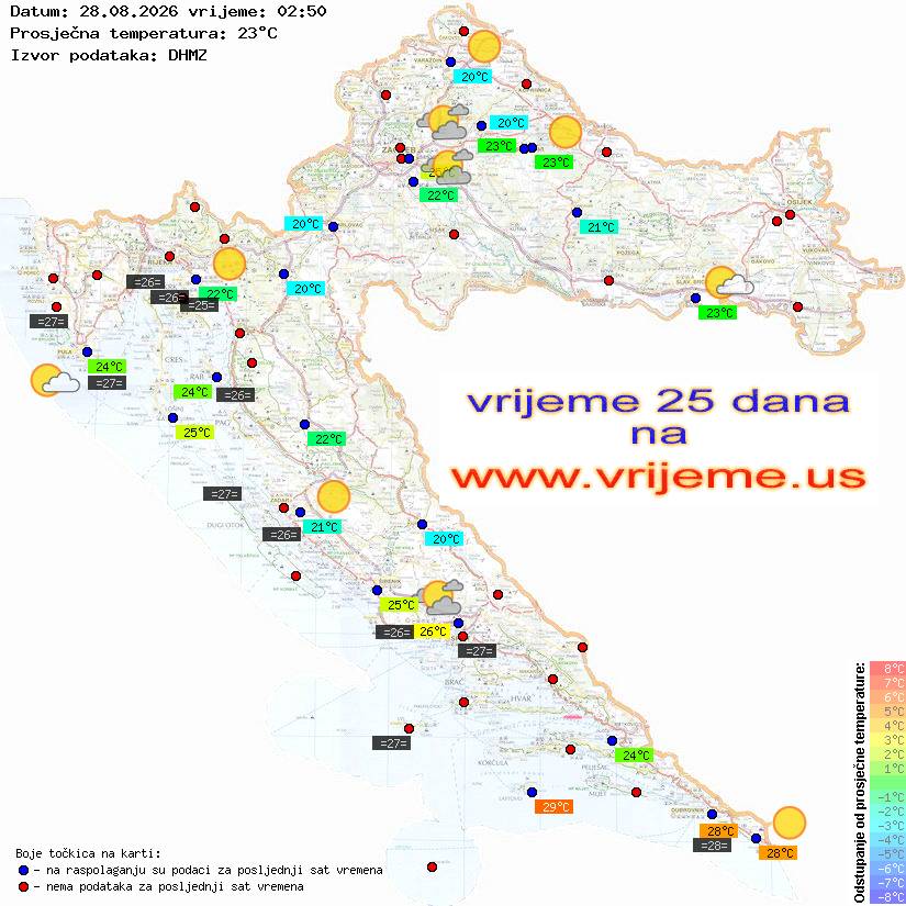 Vrijeme danas