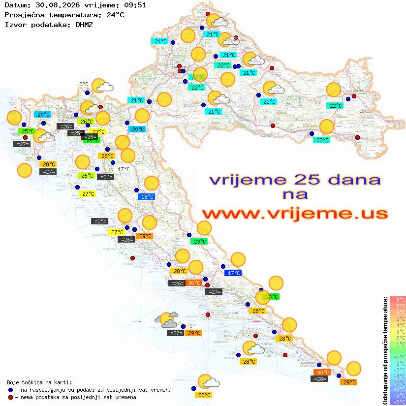 Vrijeme danas