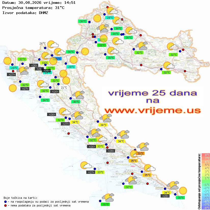 Vrijeme danas