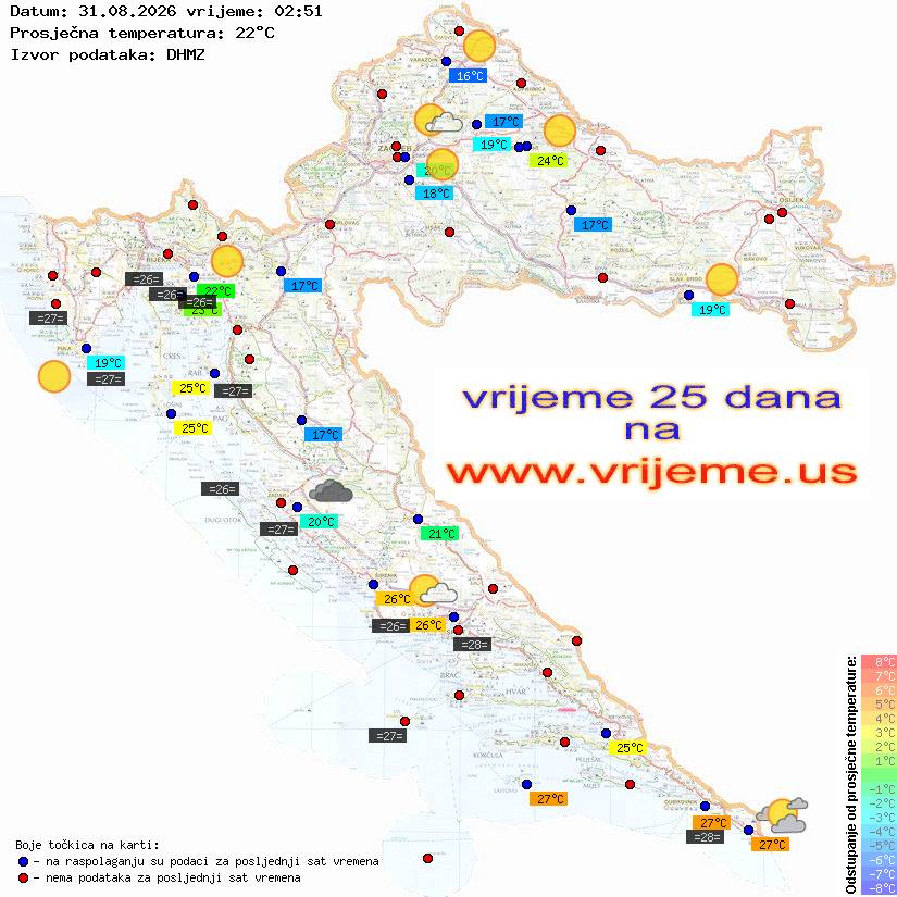 Vrijeme danas