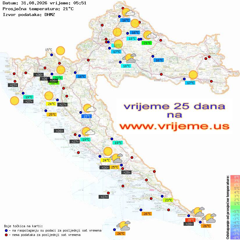 Vrijeme danas