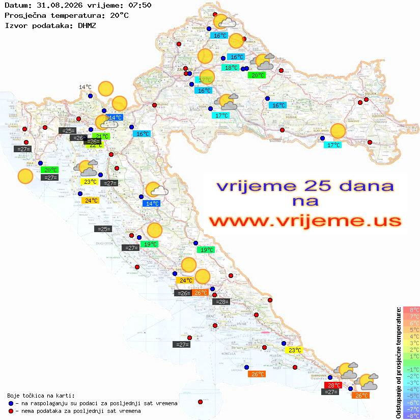 Vrijeme danas