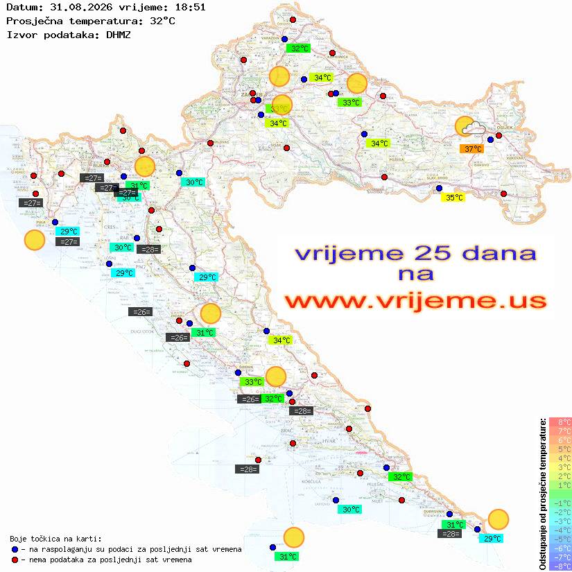 Vrijeme danas