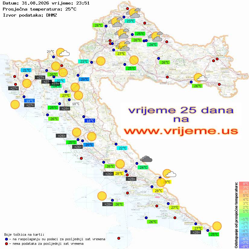 Vrijeme danas