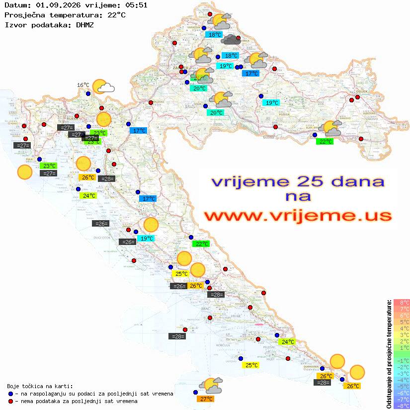 Vrijeme danas