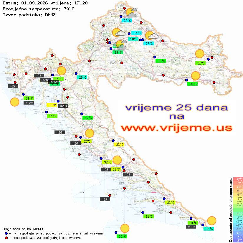 Vrijeme danas
