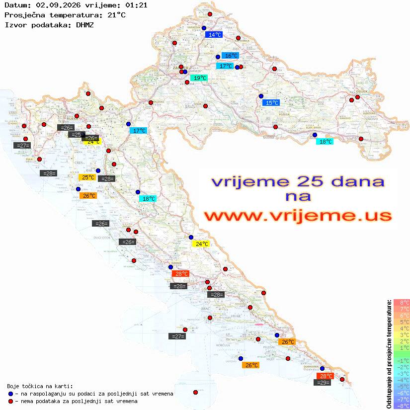 Vrijeme danas