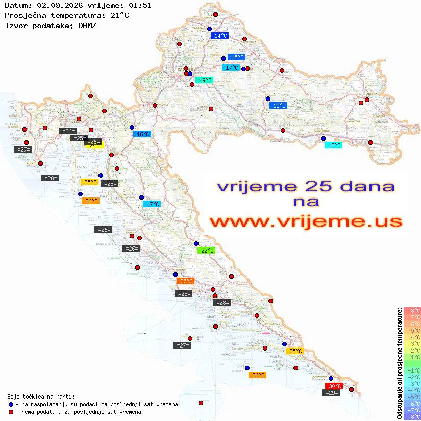 Vrijeme danas