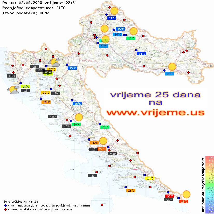 Vrijeme danas