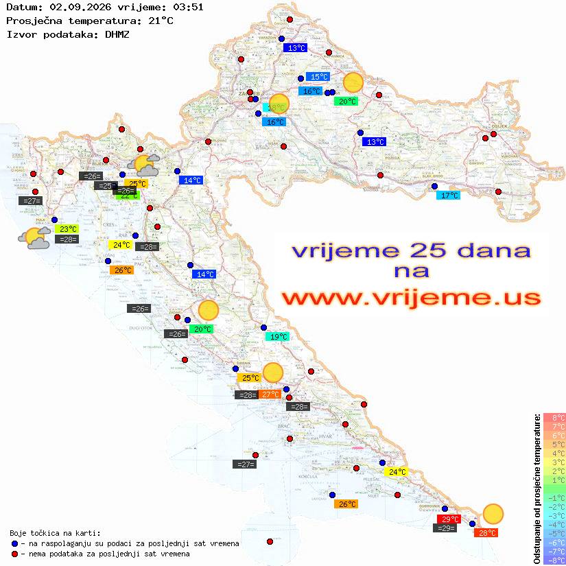 Vrijeme danas