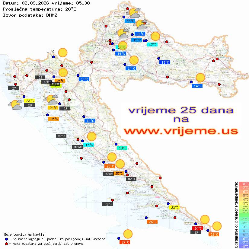 Vrijeme danas