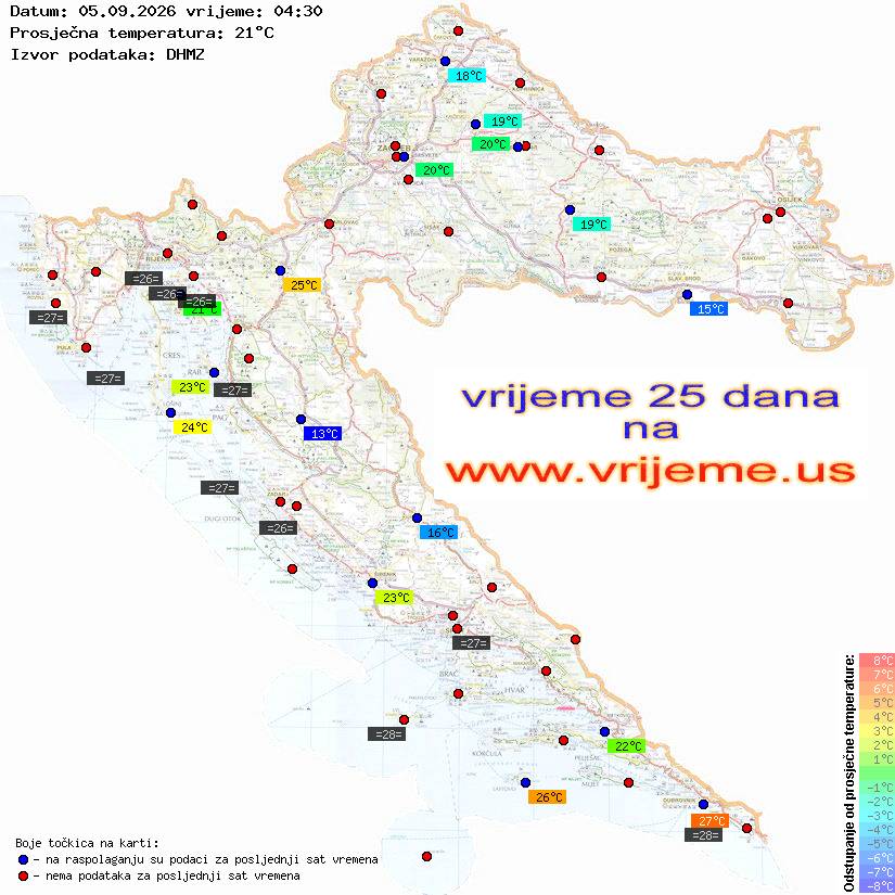 Vrijeme danas