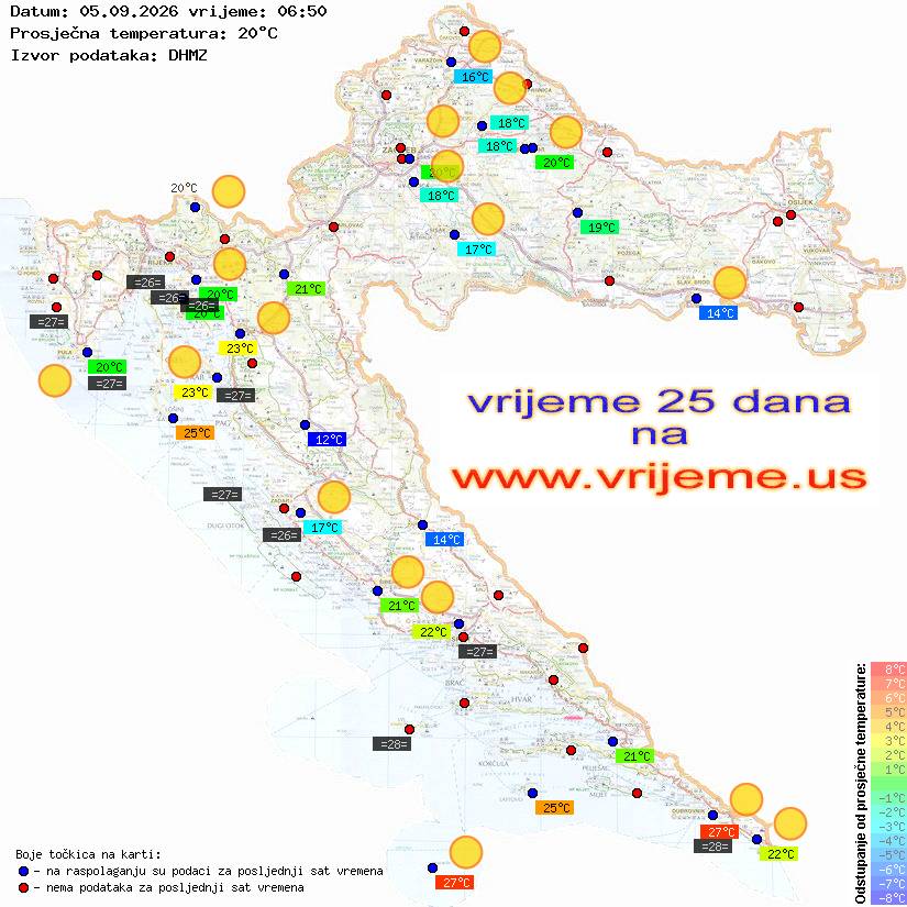 Vrijeme danas