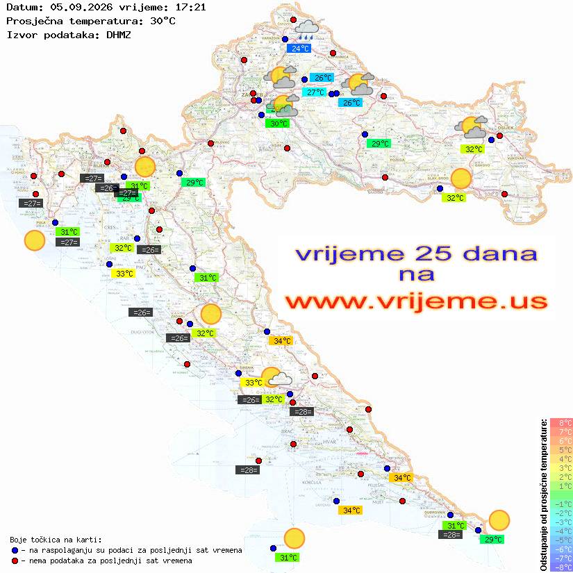 Vrijeme danas
