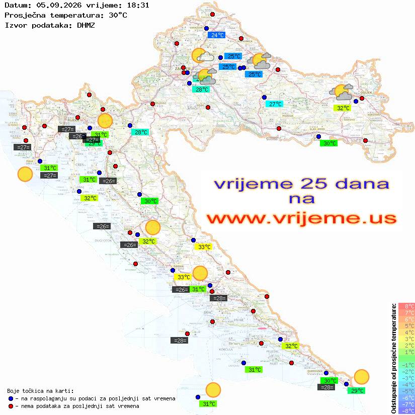 Vrijeme danas