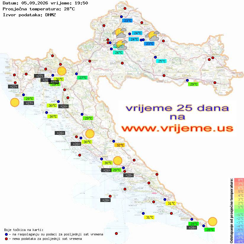 Vrijeme danas