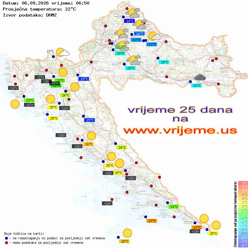 Vrijeme danas