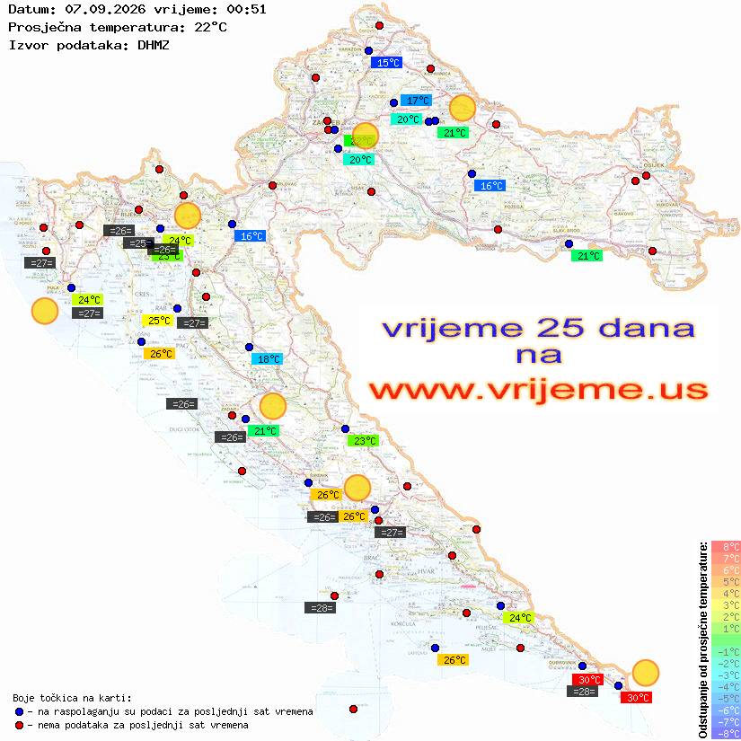 Vrijeme danas