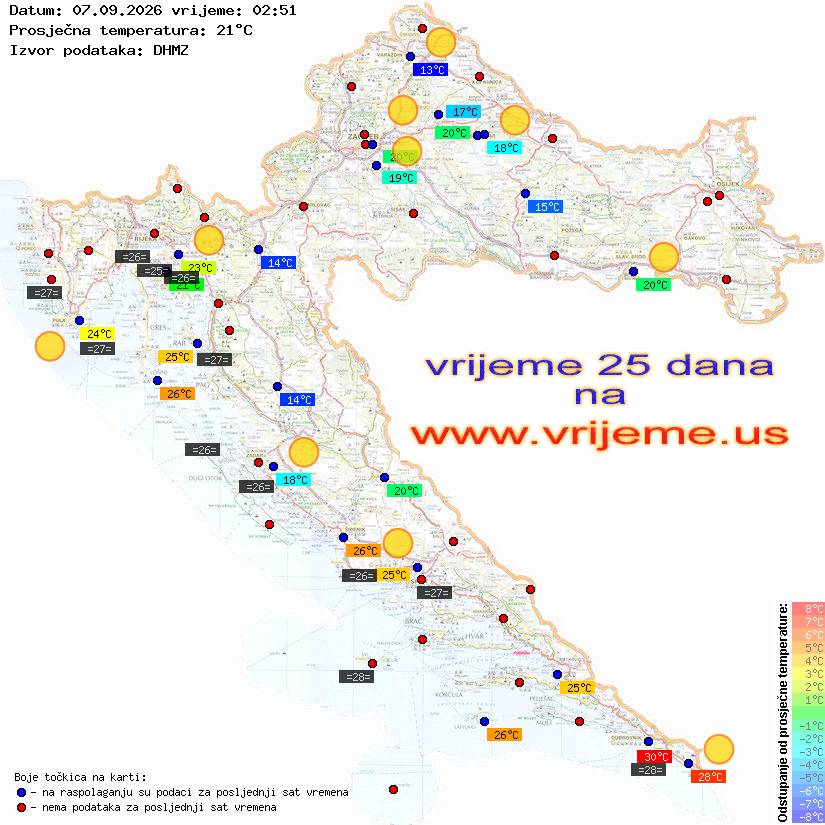 Vrijeme danas