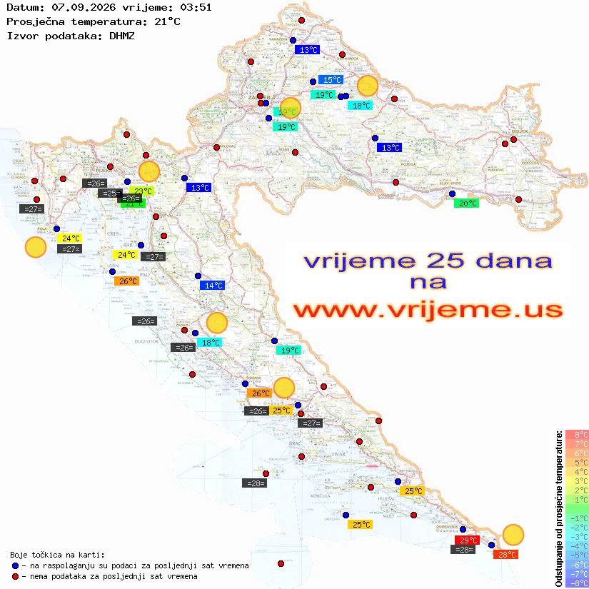 Vrijeme danas