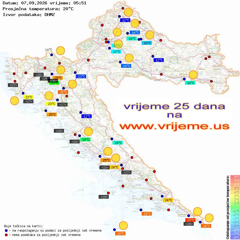 Vrijeme danas