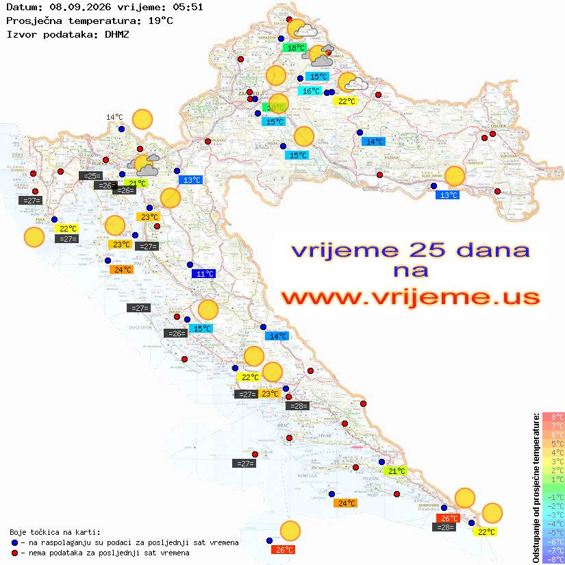 Vrijeme danas
