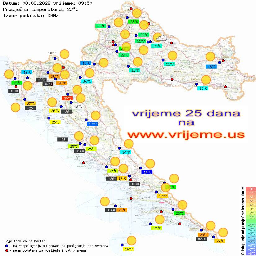 Vrijeme danas