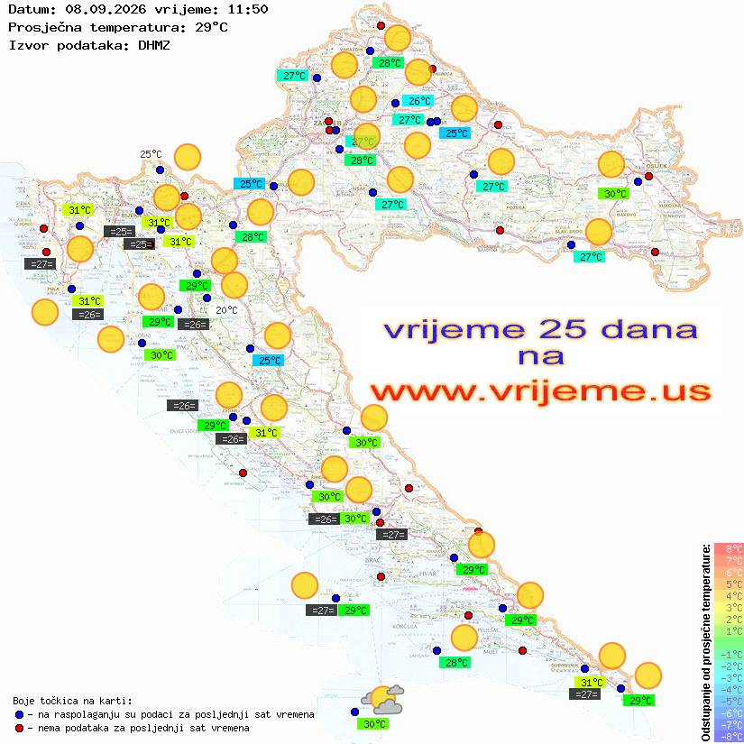 Vrijeme danas