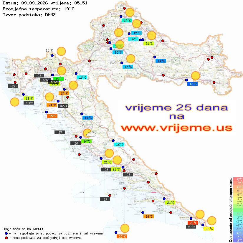 Vrijeme danas