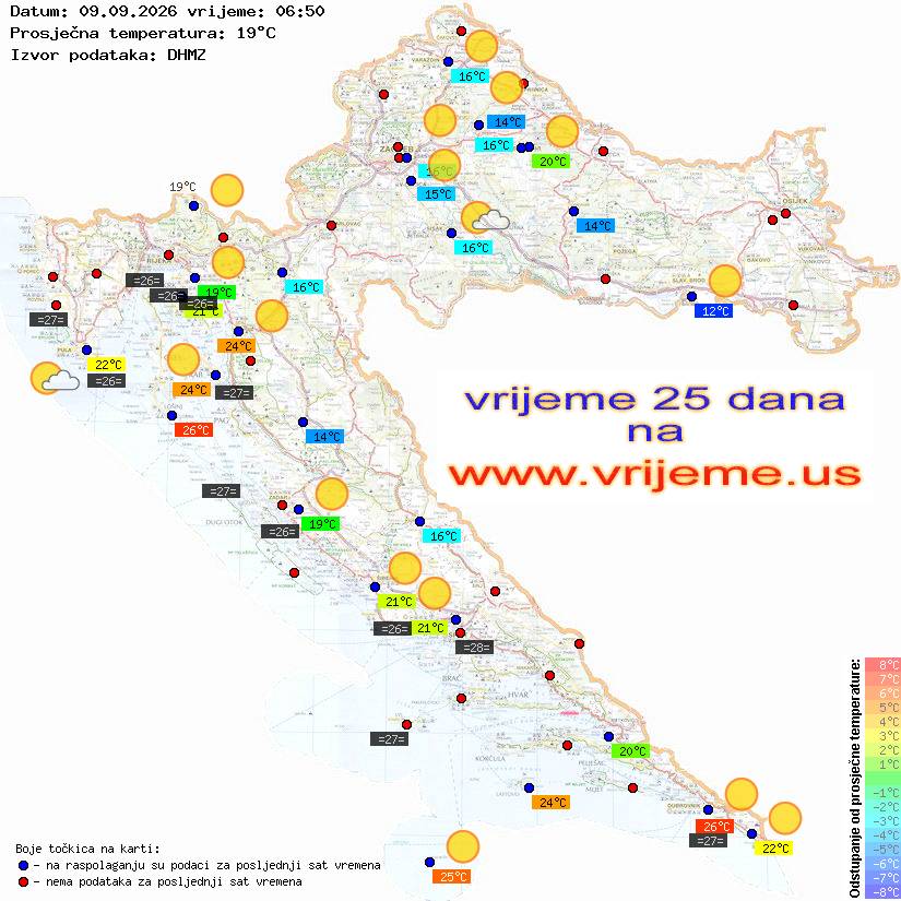 Vrijeme danas