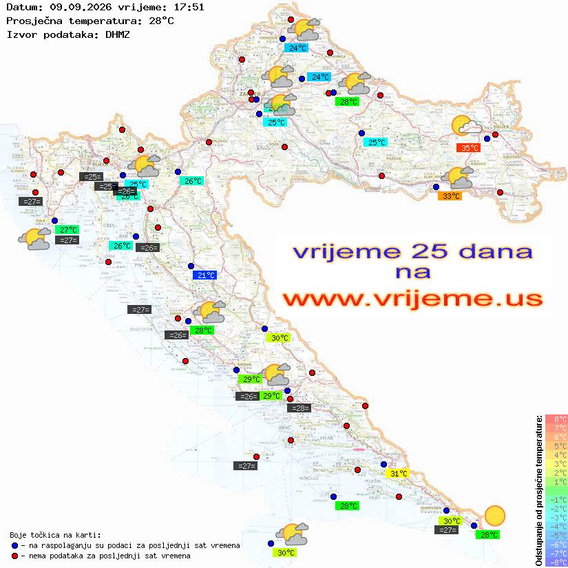 Vrijeme danas