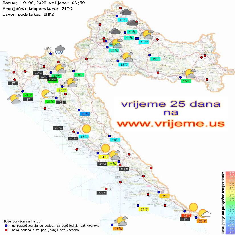 Vrijeme danas