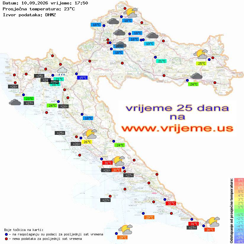 Vrijeme danas