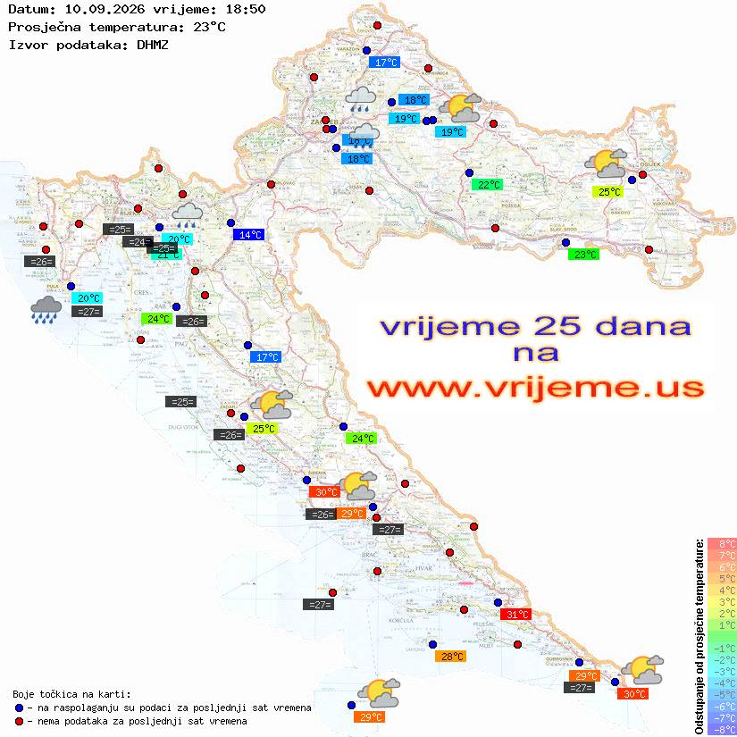 Vrijeme danas