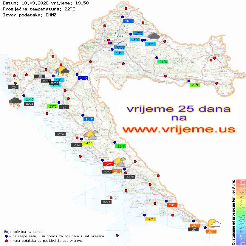 Vrijeme danas