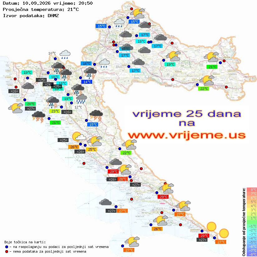 Vrijeme danas