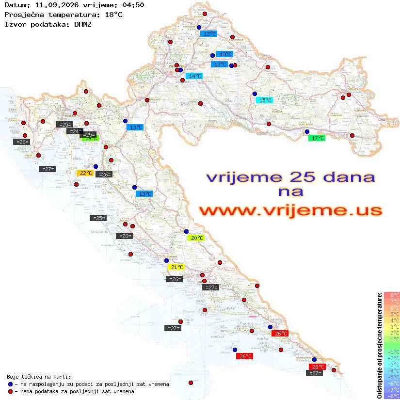 Vrijeme danas