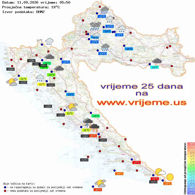 Vrijeme danas